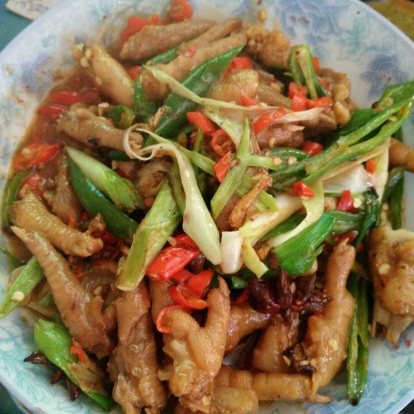 尖椒炒鸡爪
