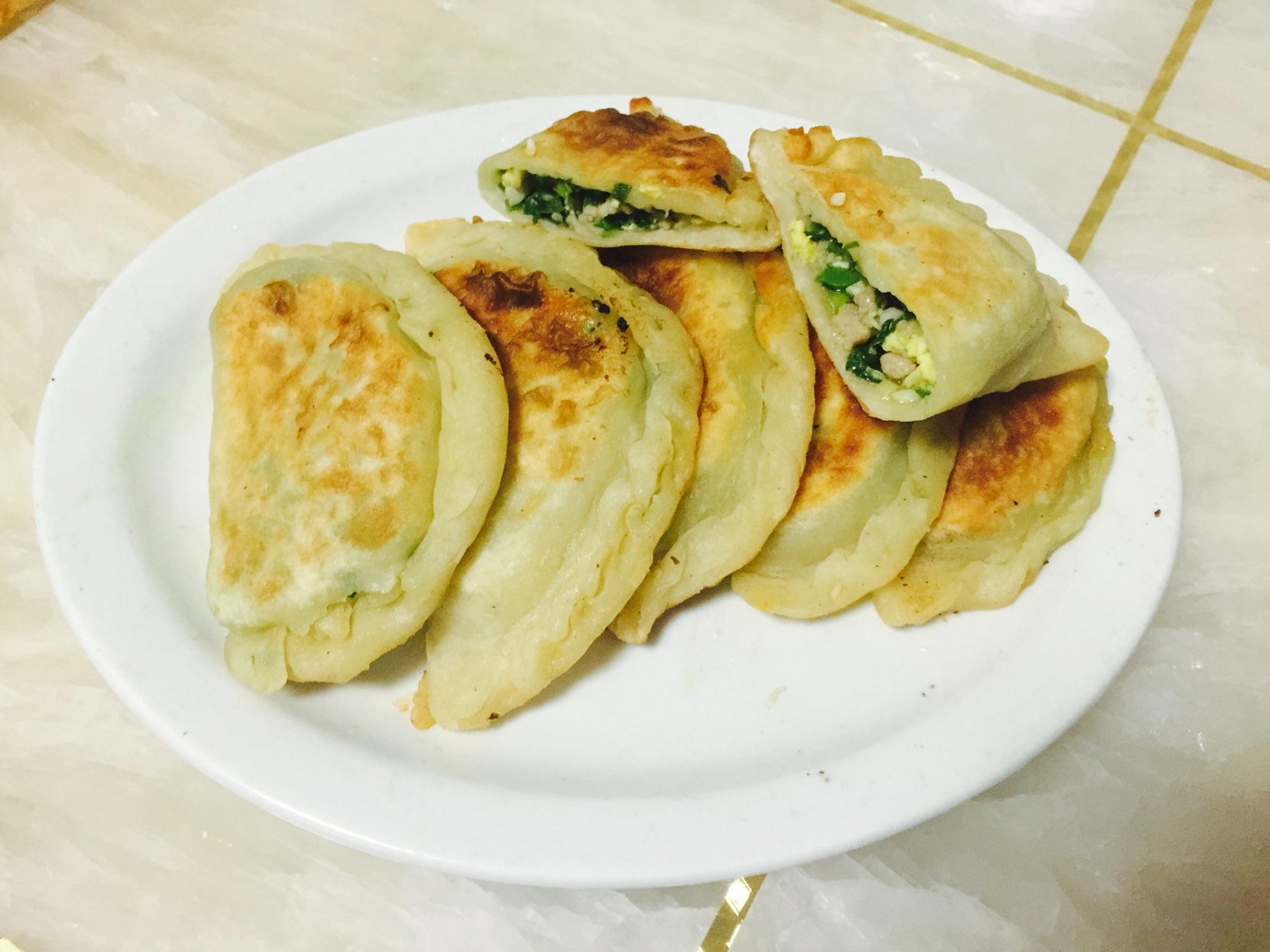 饺皮韭菜盒