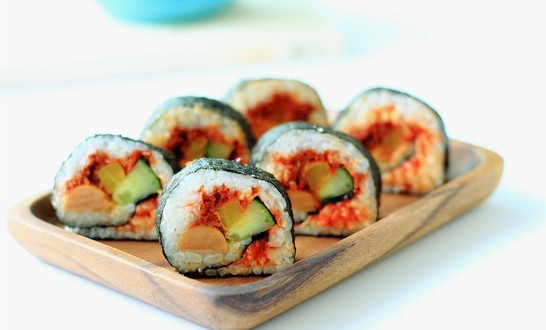 酥脆鸡柳乳酪寿司卷