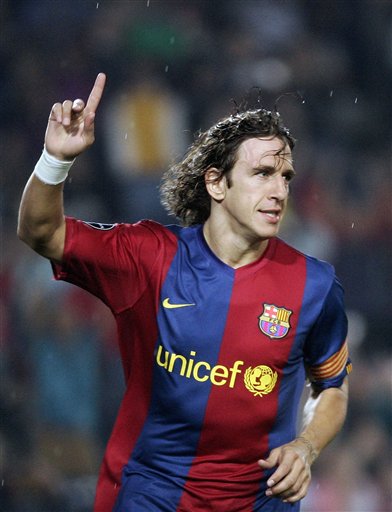 普约尔(carles puyol i saforcada),1978年4月13日出生在西班牙 a