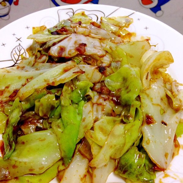 津味酱爆圆白菜