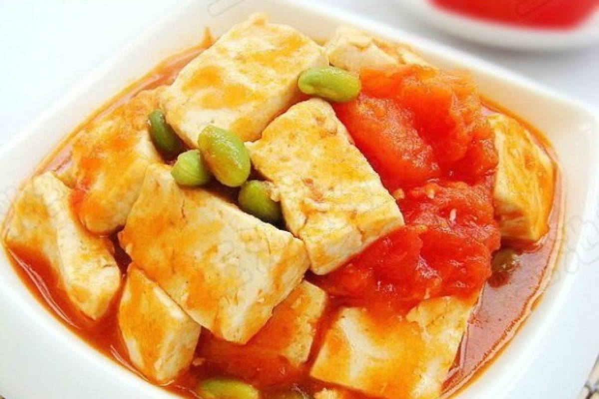 番茄烧豆腐