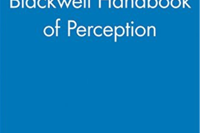 blackwell handbook of perception