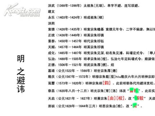 避讳字_百度百科