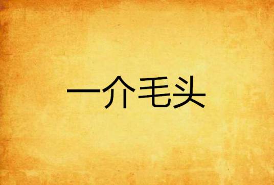 一介毛头_百度百科