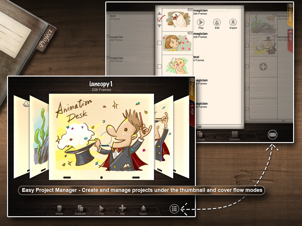 animation desk动画桌