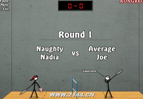 火柴人羽毛球2