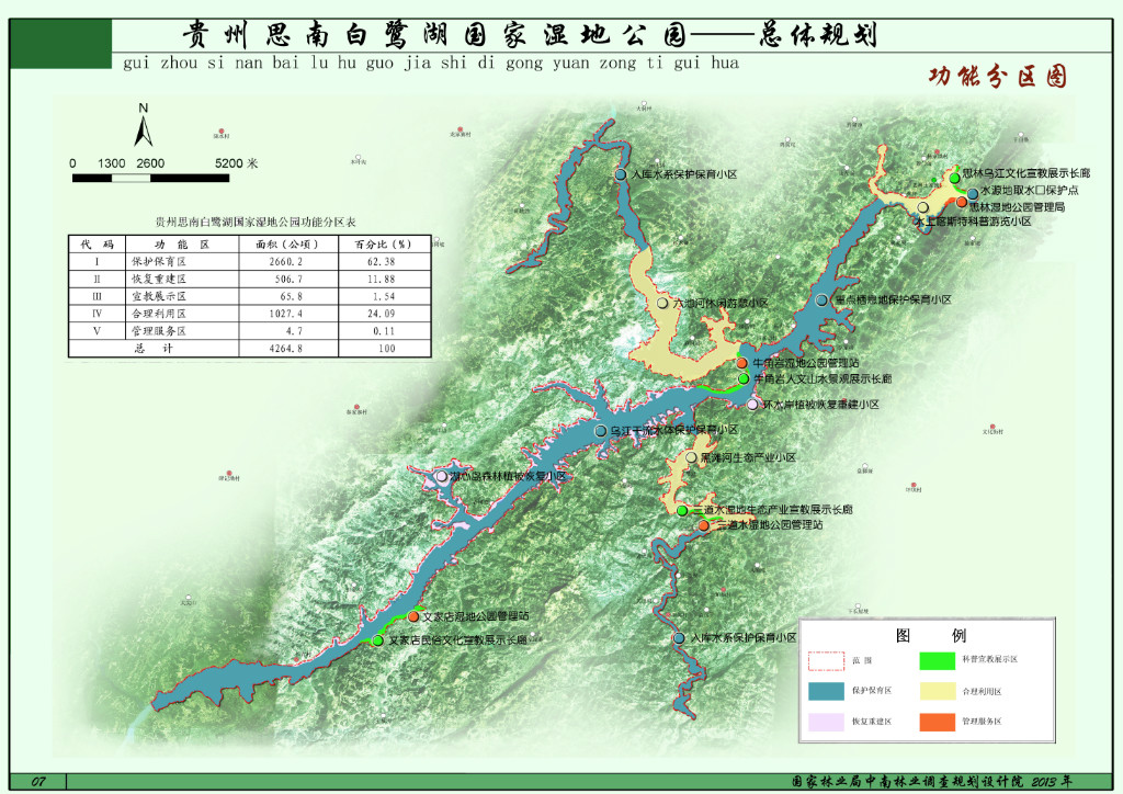 贵州思南白鹭湖国家湿地公园