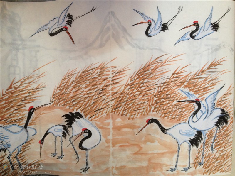 百鹤图