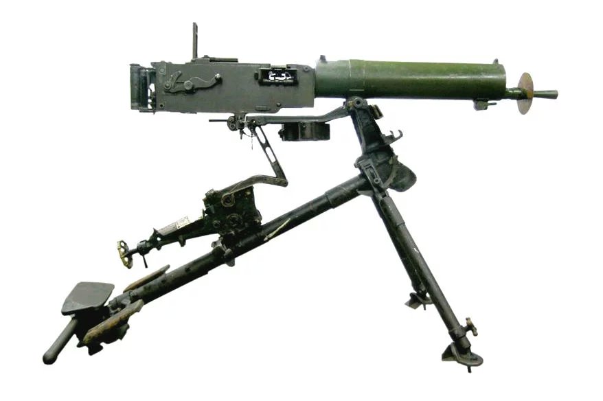 92mm mg08式水冷马克沁重机枪为蓝本在1935年仿制而成的重机枪. /p>