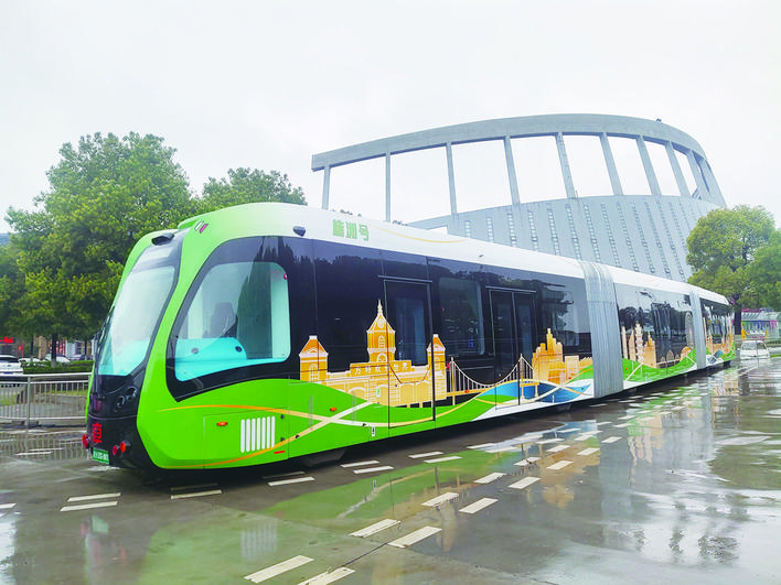 public transportation line a2),又称株洲智轨a2线,运营于中国湖南省