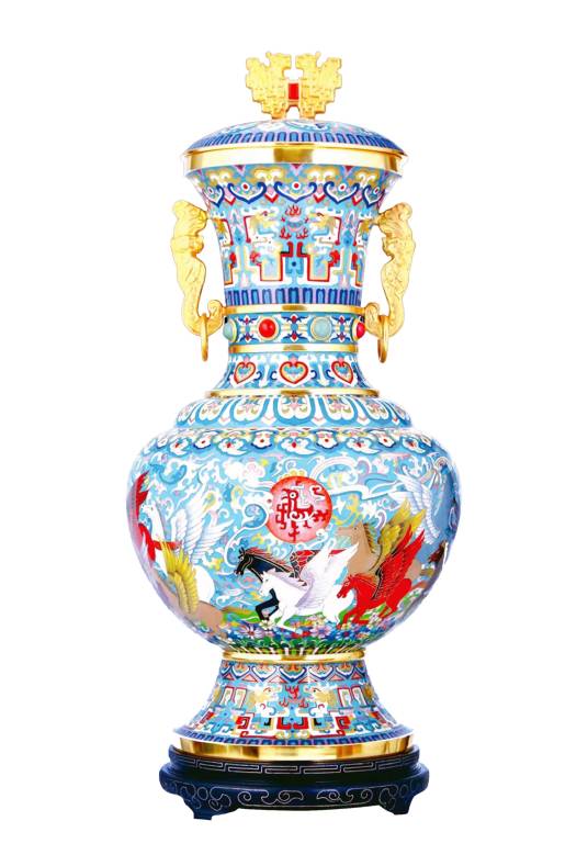 景泰蓝（中国的特种金属工艺品类之一、国家级非物质文化遗产）_百度百科
