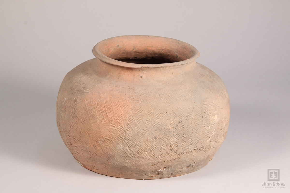 东周几何纹陶罐