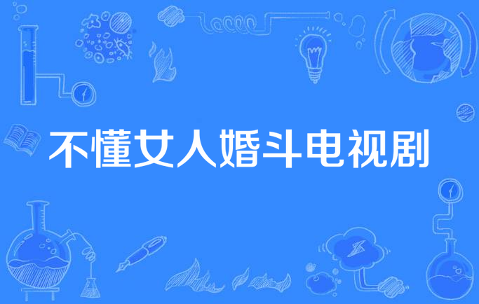 不懂女人婚斗电视剧