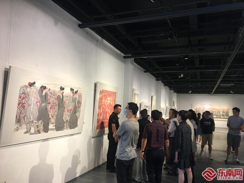 “丝路闽疆绘丹青——林峰中国水墨人物画展”开幕_百科TA说