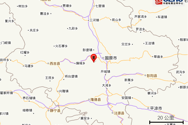6·22宁夏固原市原州区3.0级地震