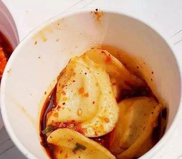 红油水煎蘸饺