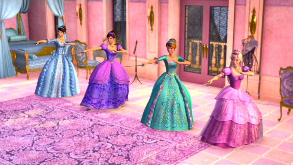 芭比公主三剑客