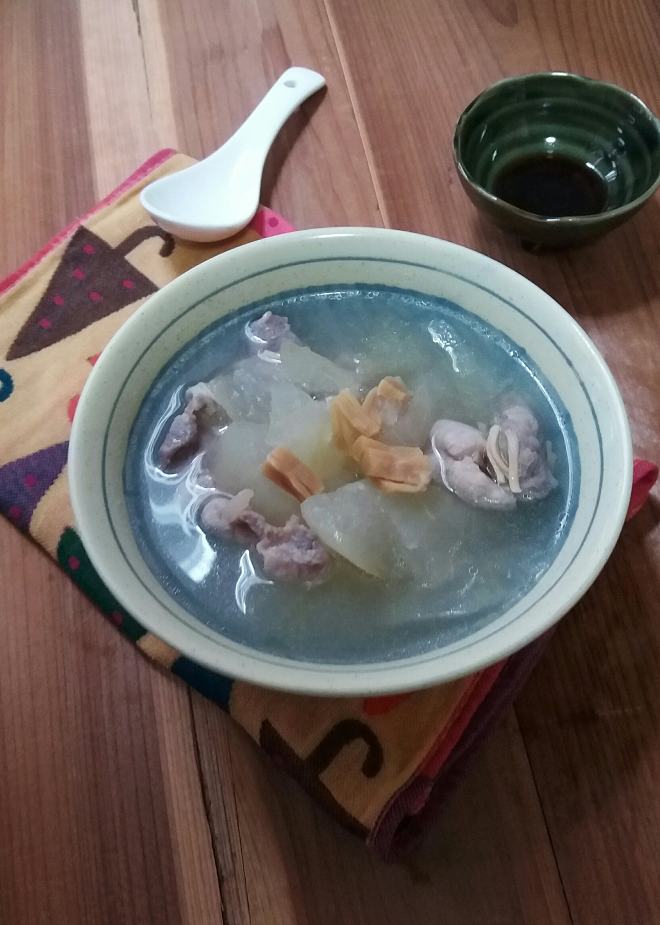 葫芦瓜瑶柱瘦肉汤