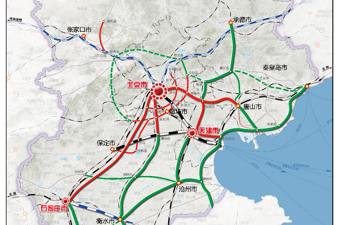 按照京津冀协同发展规划的新形势和新要求,以区域社会经济发展,城镇