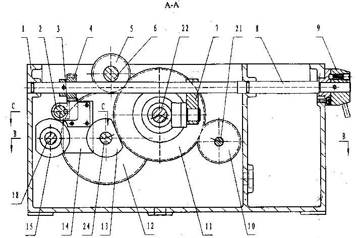 具有安全互锁装置的车床溜板箱