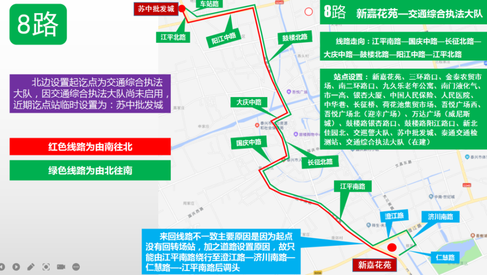 泰兴公交8路