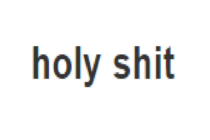 holy shit