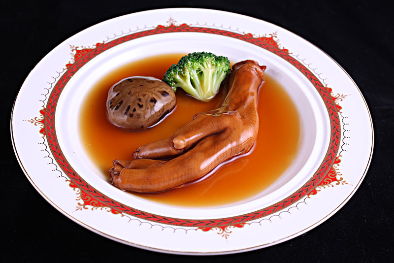 兰花扣鲍汁花菇