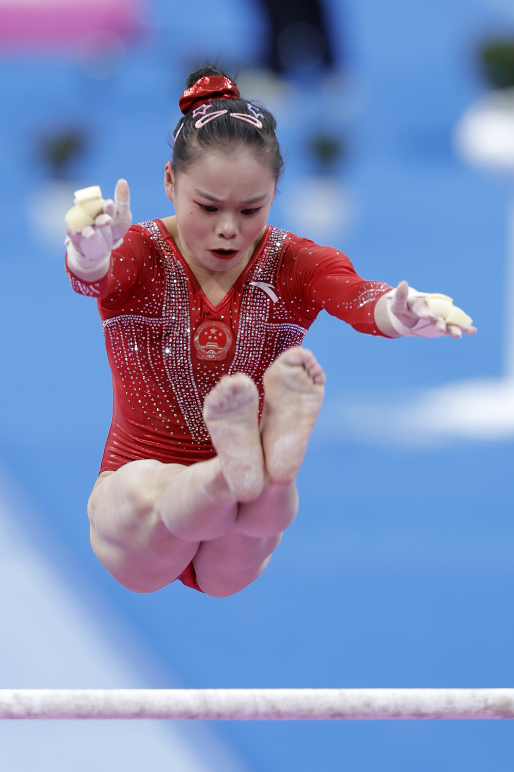  p data-id="tgzzcogs8zac">胡嘉菲,出生于2007年,中国女子体操运动员