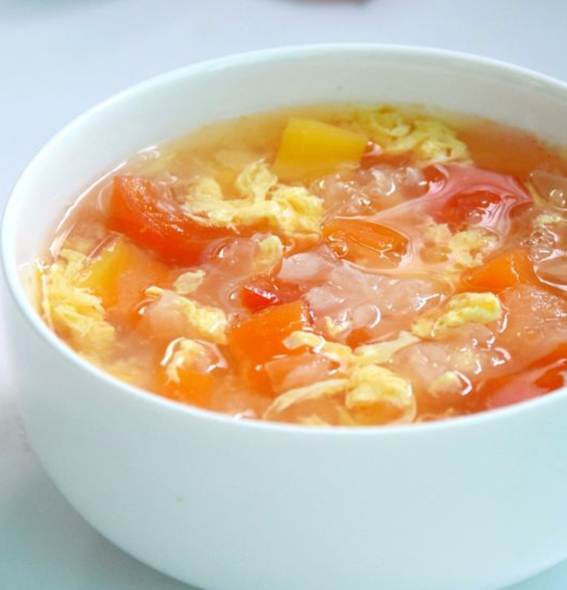 番茄山药鸡蛋汤