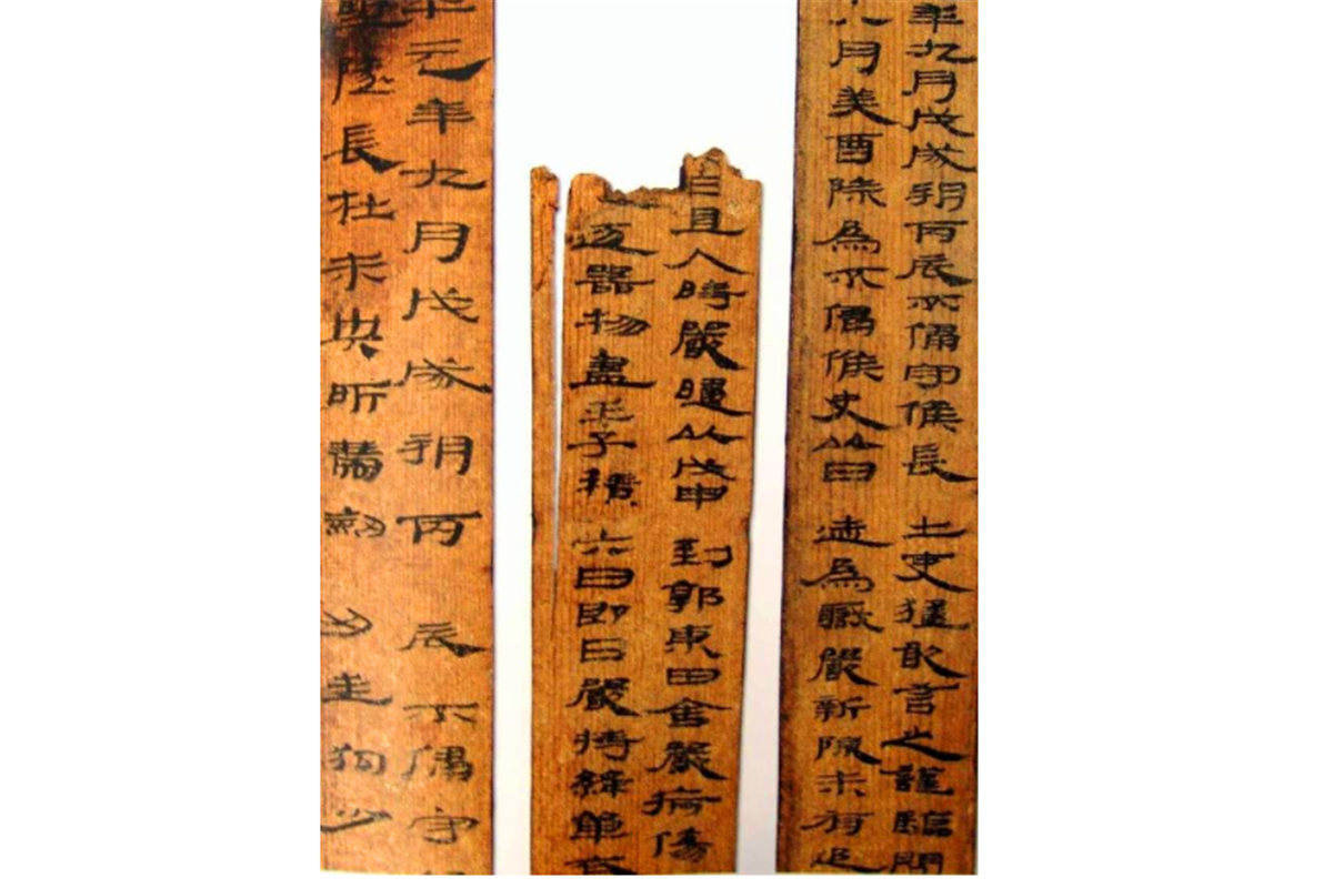 1987年，甘肃出土一批竹简，记载了《九九乘法表》，可惜很多被盗_百科TA说