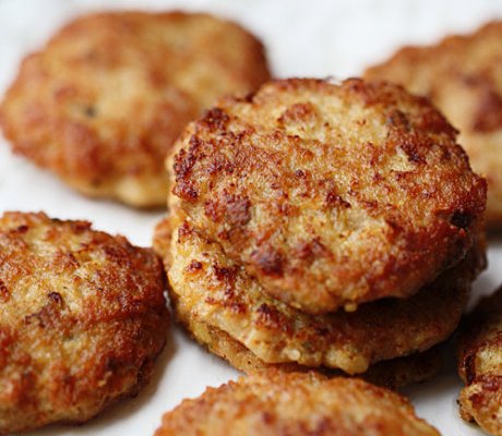 生煎胡萝卜肉饼