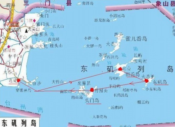  p data-id="gnaxlj6wa9">东矶列岛在浙江省东部沿海,距临海市72.