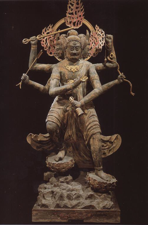  p>大笑金刚明王是一座雕像(虚空藏菩萨化). /p>