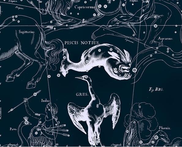  p>天鹤座是南天星座之一.