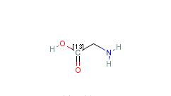  p>甘氨酸-1-13c是一种化学物质,化学式是c2(13c)h5no4,分子量是76.