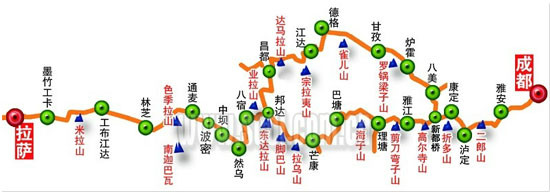  p data-id="gnco6lbsev">成都—拉萨公路,简称 b>川藏线 /b>,俗称 b>