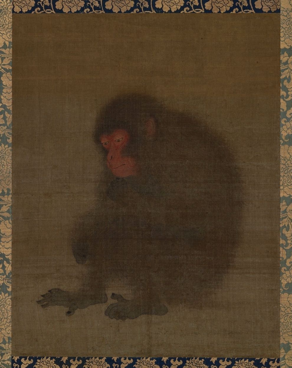 传宋毛松绘猿图