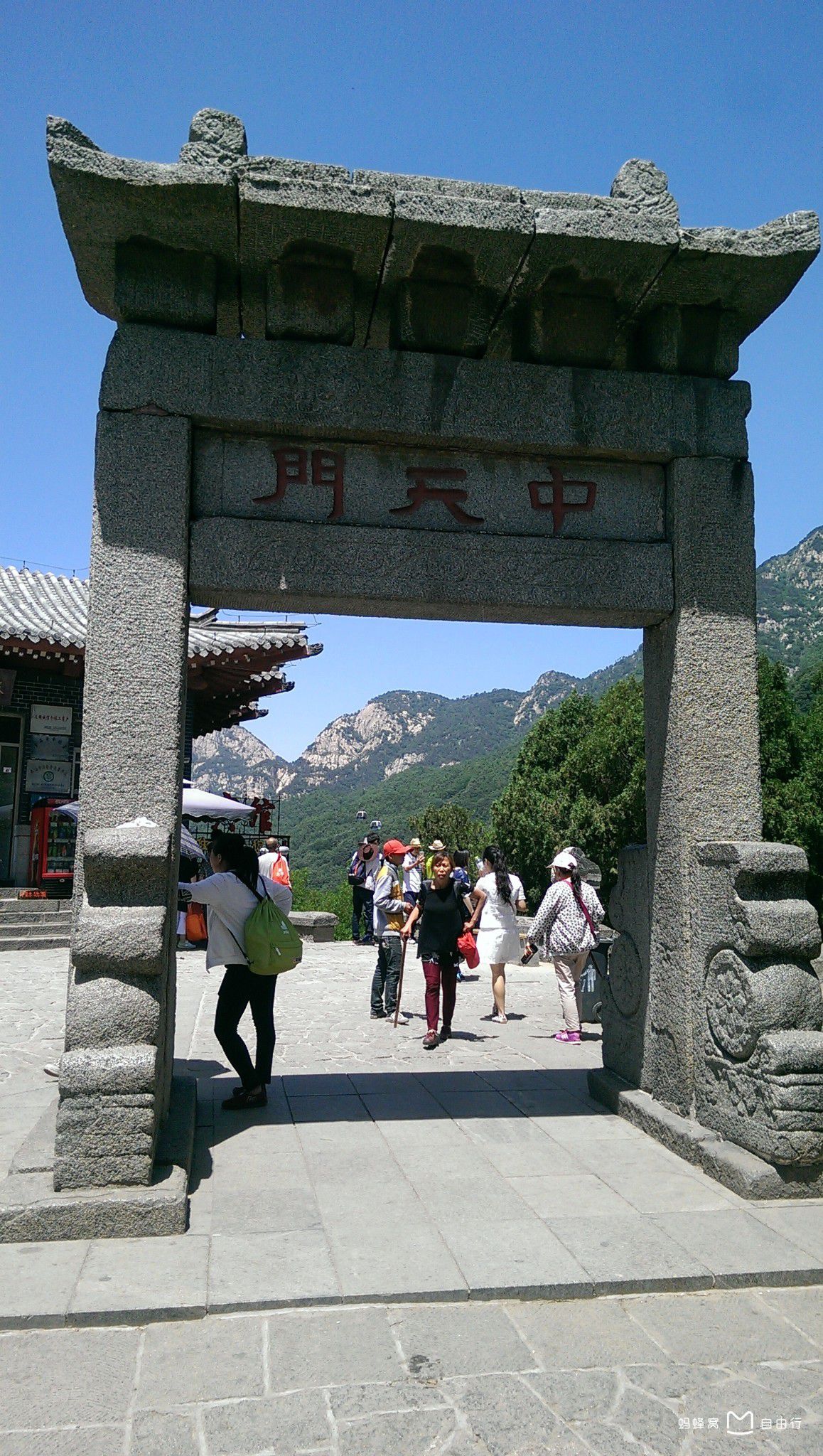  p>中天门是泰山登山东,西两路的交汇点.