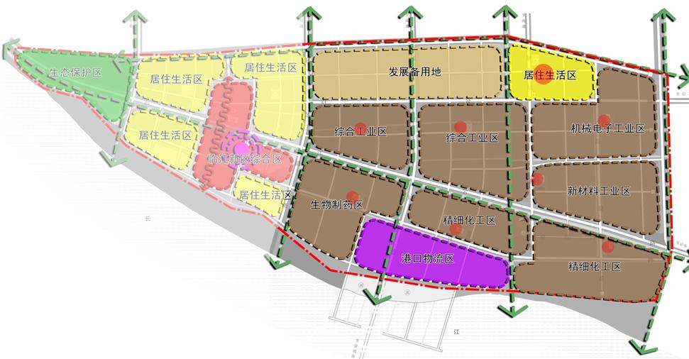  p>海门市临江新区,位于海门城区东南部,南倚长江,北接宁启高速公路