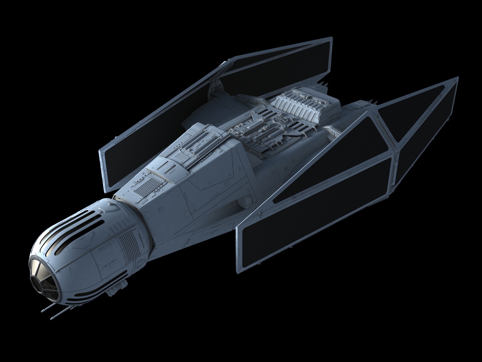 出自星球大战系列作品,是银河帝国的高级太空轰炸机
