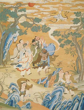 群仙庆寿图