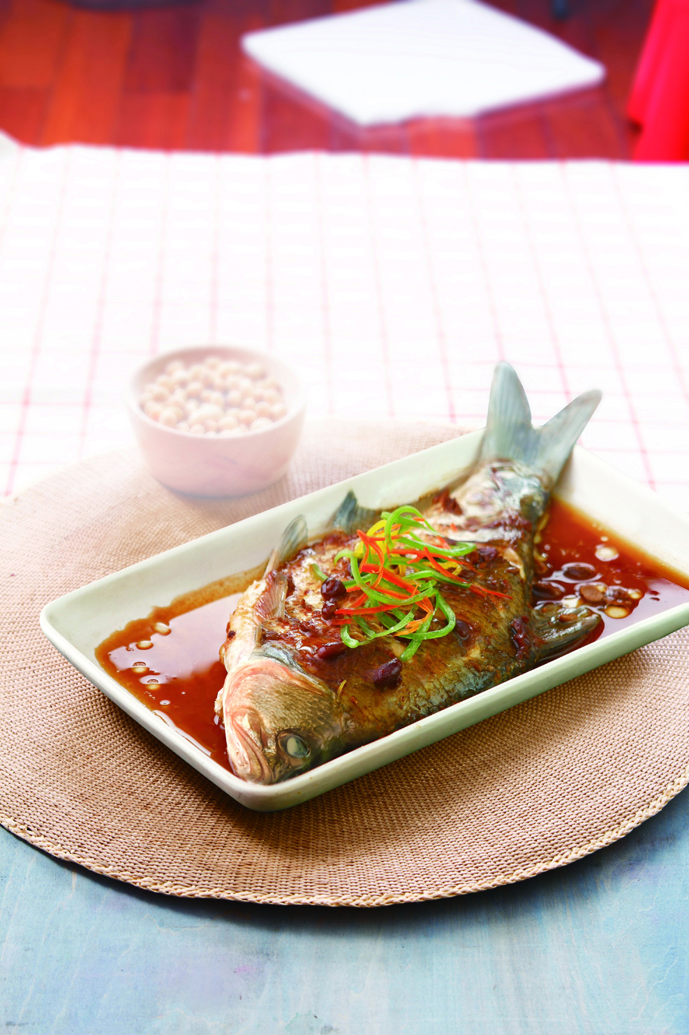黄豆酱蒸鱼