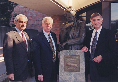  The inauguration ceremony of Shannon statue at the University of Michigan