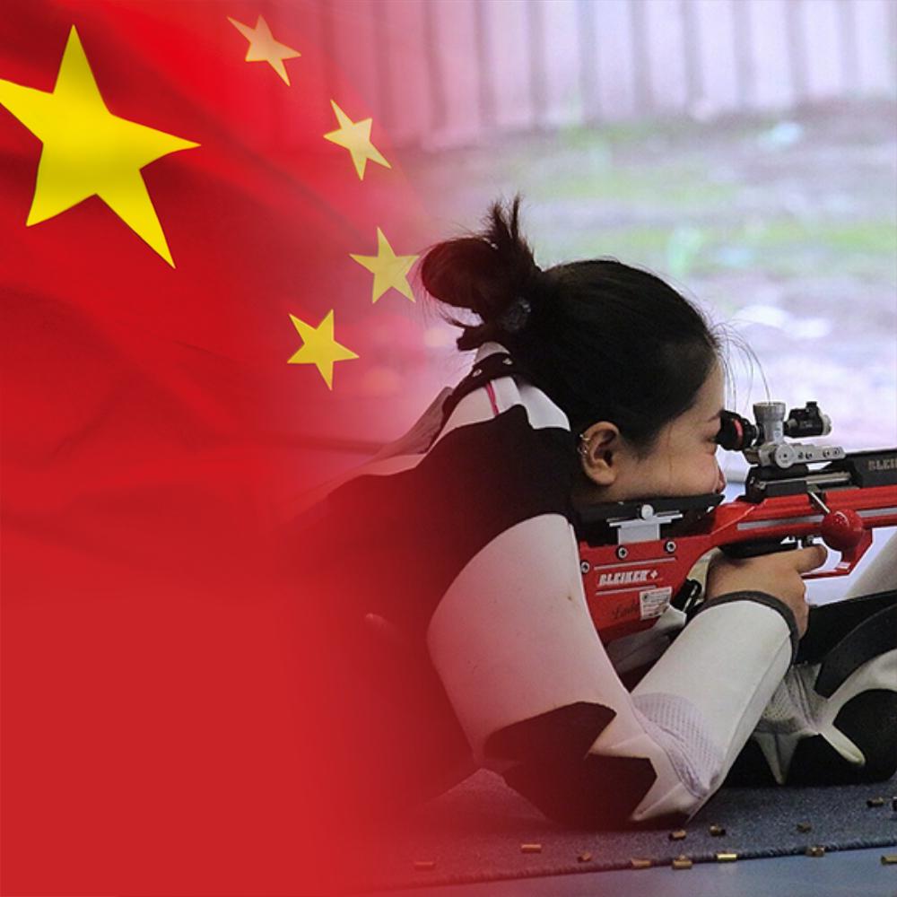  p>张奕雯,中国女子射击运动员.