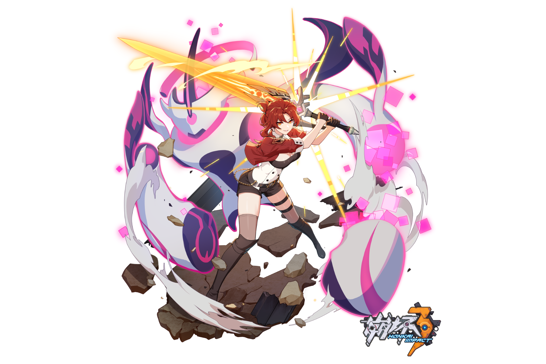  p>无量塔姬子(中)是游戏《崩坏3》中的圣痕. /p>