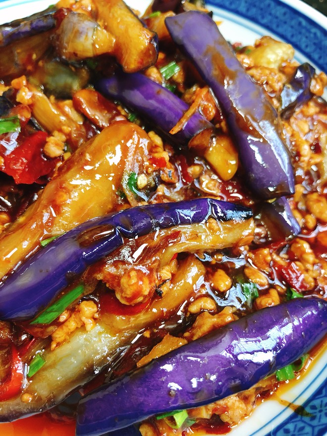 肉末酱香茄子