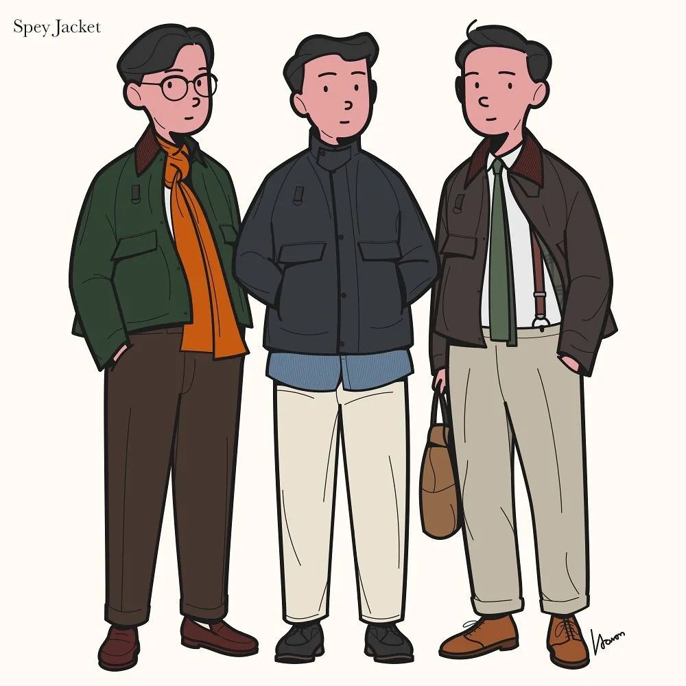 不仅仅是壁纸，这些「漫画」更是男人们穿衣品味的灵感画册_百科TA说