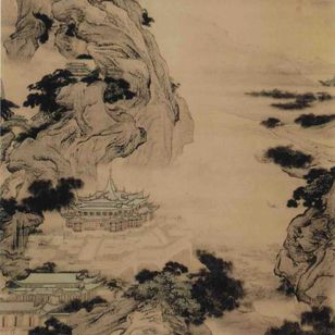 清袁江骊山避暑图