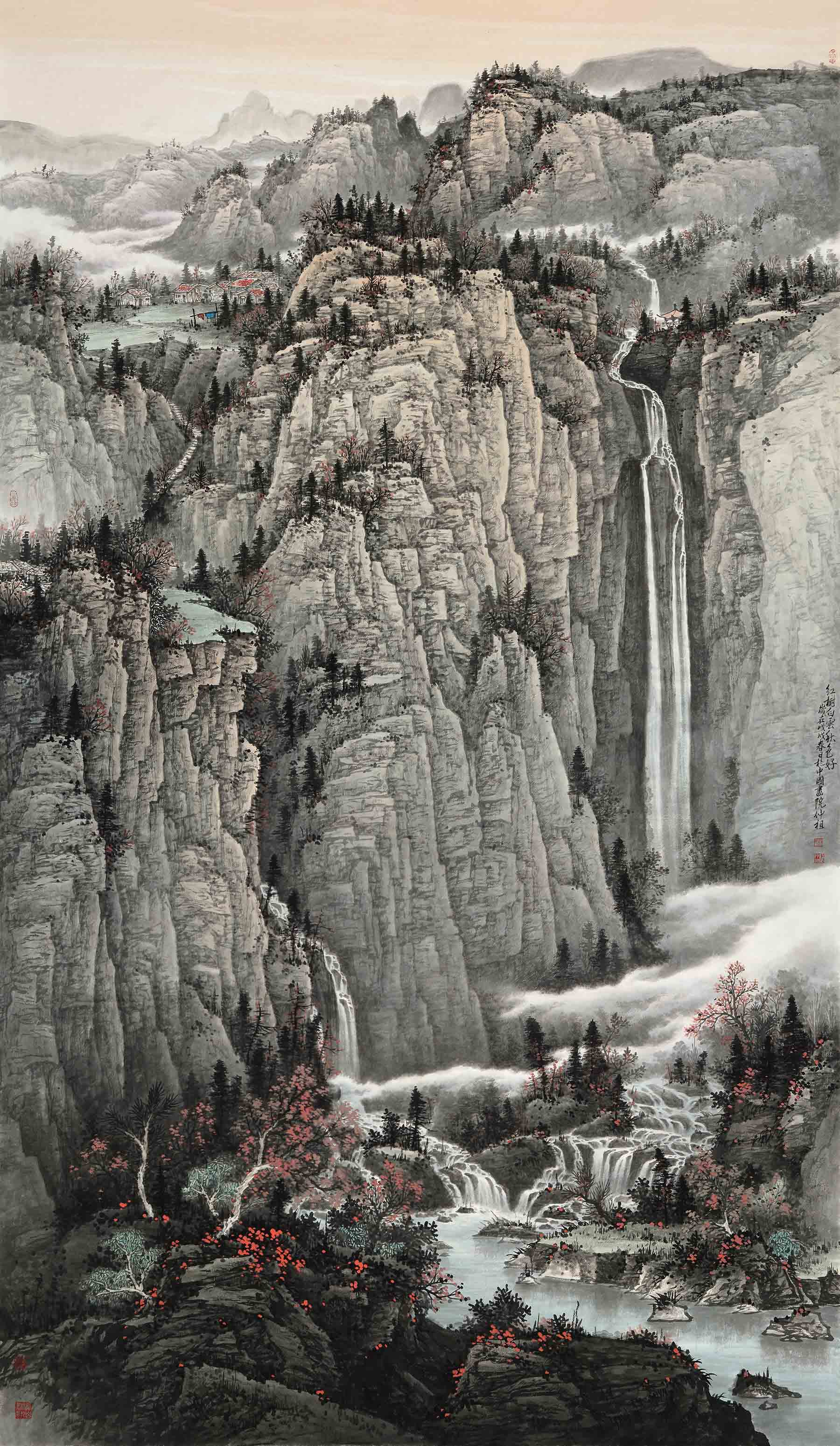 现居北京宋庄,曾就读中国画艺术创作院.